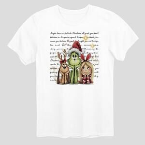 Grinch Christmas Shirt Maybe Cindy Lou Max Dog Women Shirt Unisex S-2XL Retro